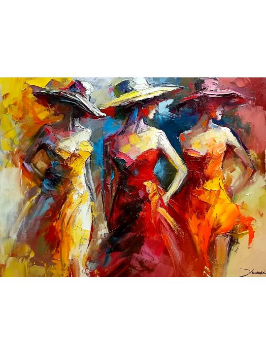 Картина интерьерная «Абстракция» холст 18 x 24 см