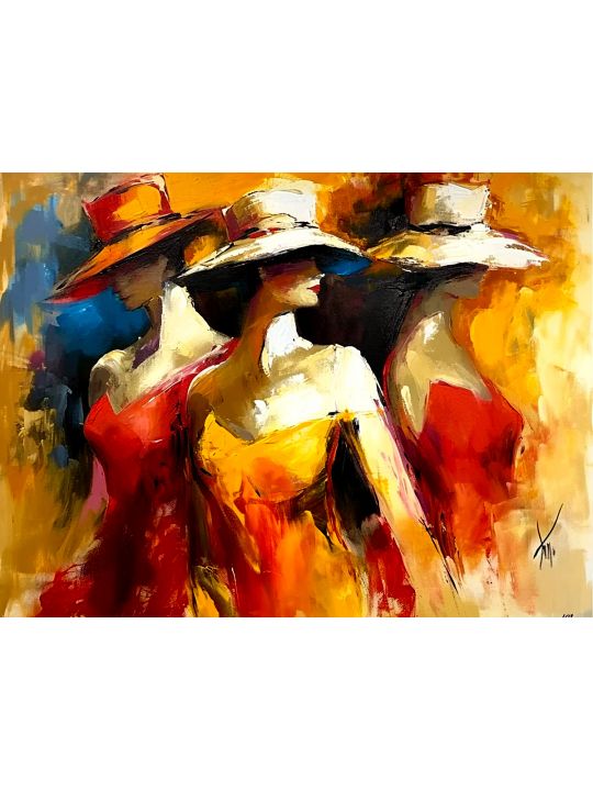 Картина интерьерная «Абстракция» холст 18 x 24 см