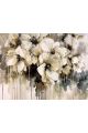 Картина интерьерная «Белые цветы» холст 40 x 30 см