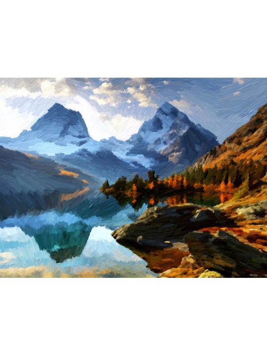 Картина интерьерная «Пейзаж» холст 70 x 50 см