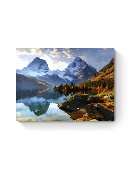Картина интерьерная на подрамнике «Пейзаж» холст 40 x 30 см