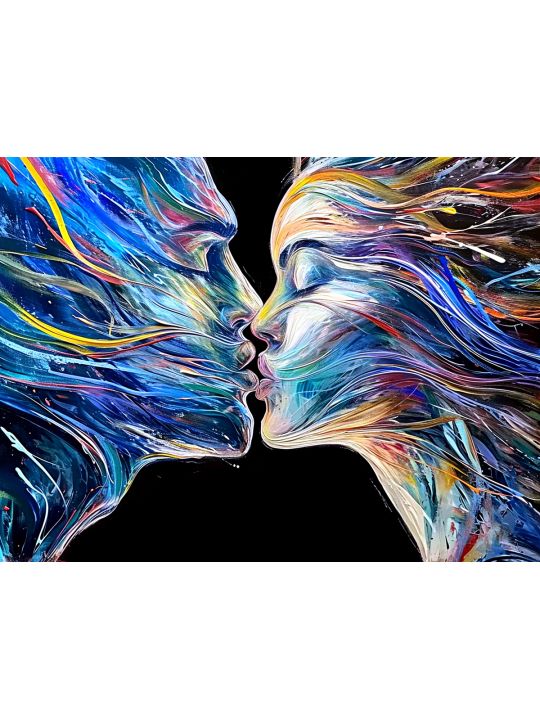 Картина интерьерная «Абстракция» холст 80 x 60 см