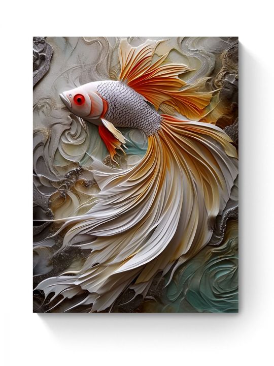 Картина интерьерная на подрамнике «Рыбка» холст 40 x 30 см