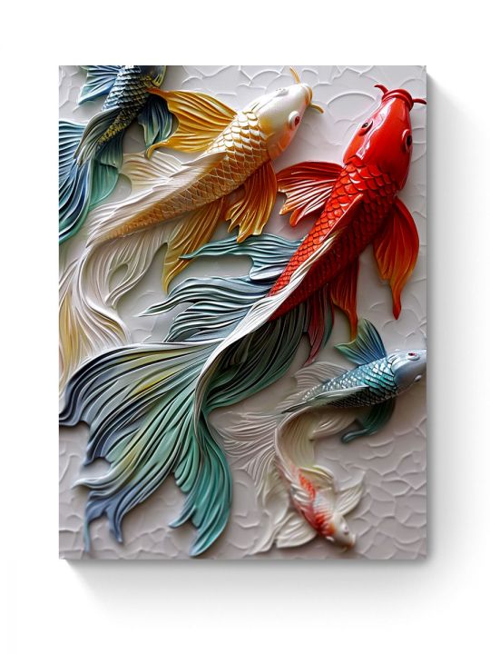 Картина интерьерная на подрамнике «Рыбка» холст 90 x 70 см