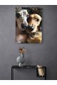 Картина интерьерная на подрамнике «Собаки» холст 40 x 30 см
