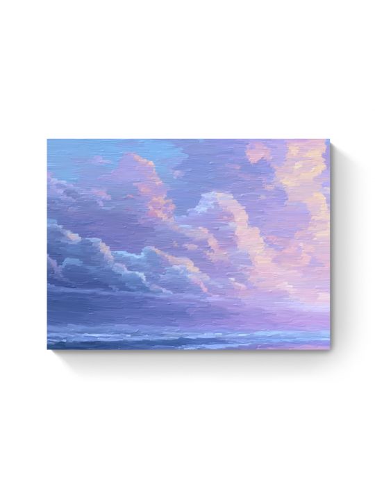 Картина интерьерная на подрамнике «Облака» холст 40 x 30 см
