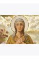 Алмазная мозаика без подрамника «Святая Мария Египетская» 40x30 см, 47 цветов