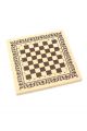 Доска «Владимирская» 3 в 1 шахматы+шашки+нарды 40x40 см