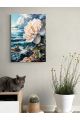 Картина интерьерная на подрамнике «Цветок у моря» холст 50 x 40 см