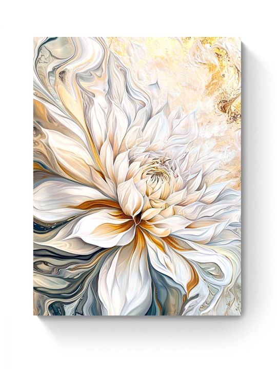 Картина интерьерная на подрамнике «Цветок» холст 70 x 50 см