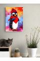 Картина интерьерная на подрамнике «Пингвин» холст 40 x 30 см