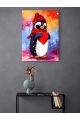 Картина интерьерная на подрамнике «Пингвин» холст 40 x 30 см
