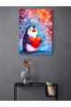 Картина интерьерная на подрамнике «Милый пингвин» холст 40 x 30 см