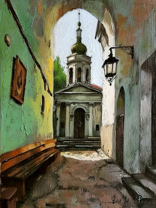 Картина интерьерная «Часовня» холст 80 x 60 см
