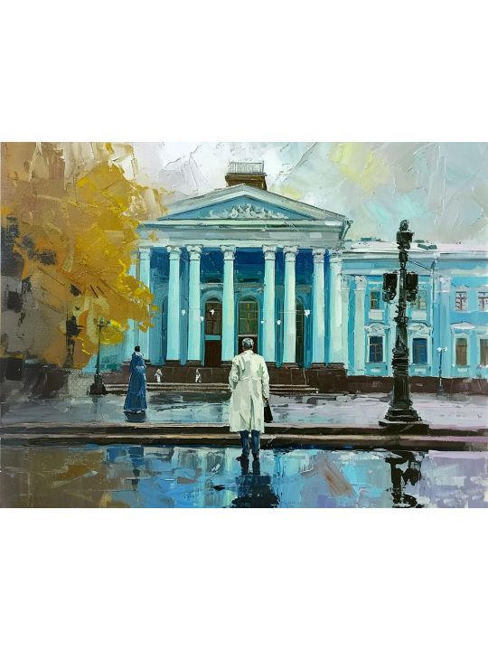Картина интерьерная «Музыкальный театр» холст 18 x 24 см