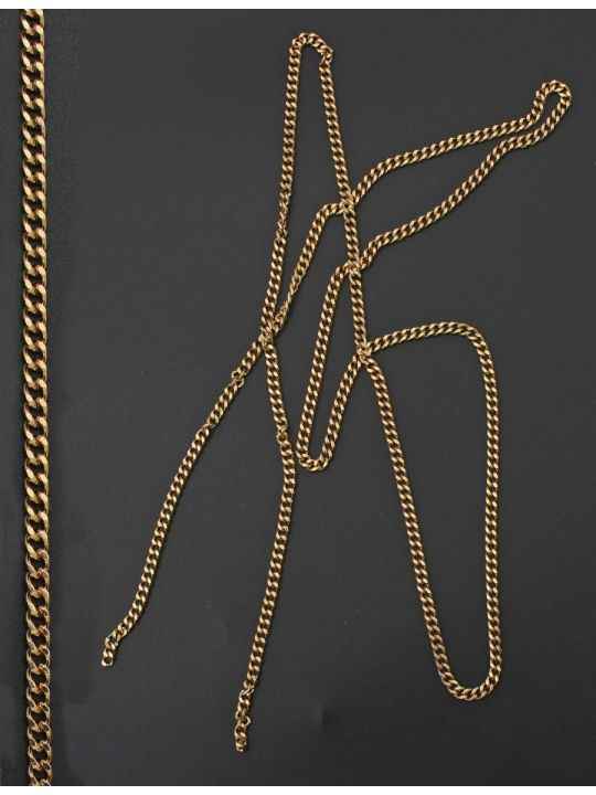 Цепочка декоративная 5,5 мм., цвет золото, длина 1 метр