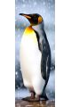 Алмазная мозаика на подрамнике «Королевский пингвин» 50x17 см, 50 цветов