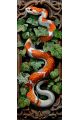 Алмазная мозаика без подрамника «Молочная змея» 90x30 см, 49 цветов