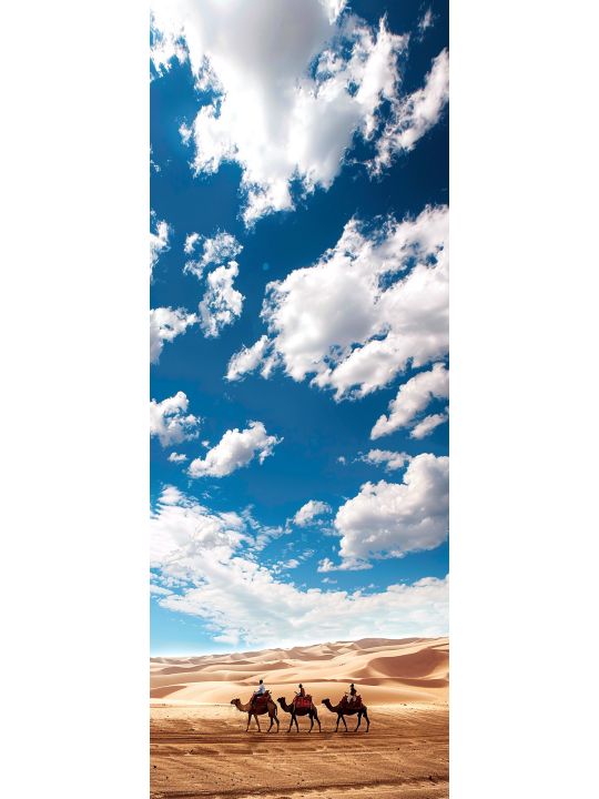 Алмазная мозаика на подрамнике «Пустыня» 100x35 см, 50 цветов