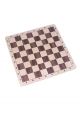 Шахматная доска «Турнирная» бежево-коричневая резина 51x51 см