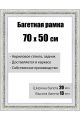 Рамка багетная для картин со стеклом 70 x 50 см,  РБ-044