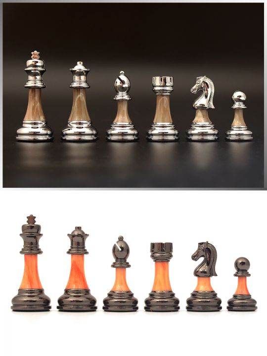 Шахматные фигуры «Стаунтон» DCP15h, утяжеленные