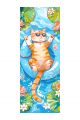 Алмазная мозаика без подрамника «Кошки и собаки» 100x35 см
