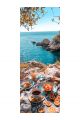 Алмазная мозаика без подрамника «Кухни мира» 100x35 см, 49 цветов
