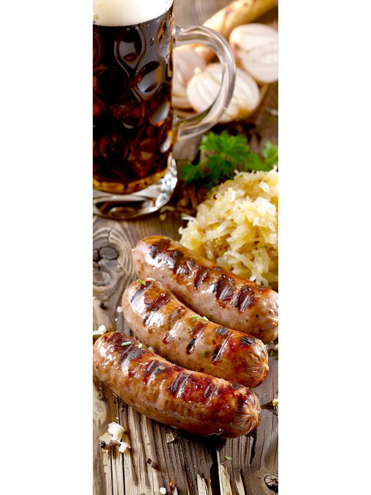 Алмазная мозаика без подрамника «Кухни мира» 50x17 см, 40 цветов