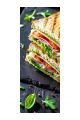 Алмазная мозаика на подрамнике «Кухни мира» 70x24 см