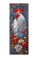 Алмазная мозаика без подрамника «Птицы» 100x35 см, 50 цветов
