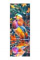 Алмазная мозаика без подрамника «Птицы» 100x35 см