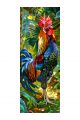 Алмазная мозаика без подрамника «Птицы» 100x35 см, 50 цветов