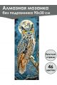 Алмазная мозаика без подрамника «Птицы» 90x30 см, 46 цветов