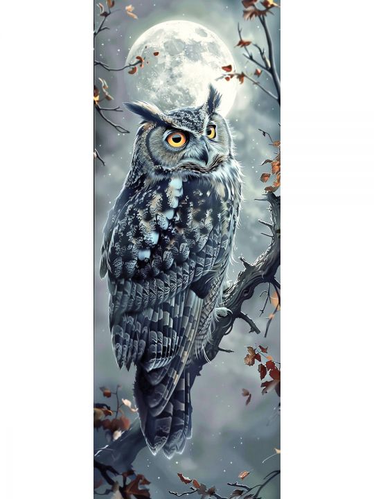 Алмазная мозаика без подрамника «Птицы» 50x17 см, 40 цветов