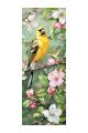 Алмазная мозаика без подрамника «Птицы» 40x14 см, 39 цветов