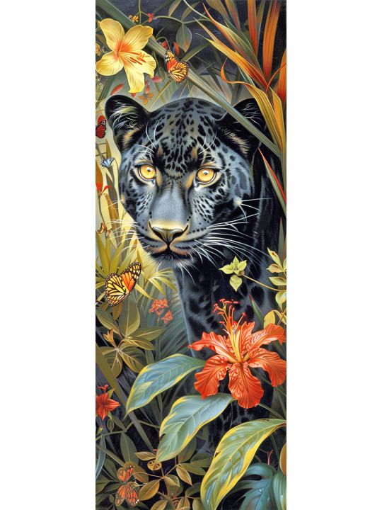 Алмазная мозаика без подрамника «Сафари» 100x35 см, 50 цветов