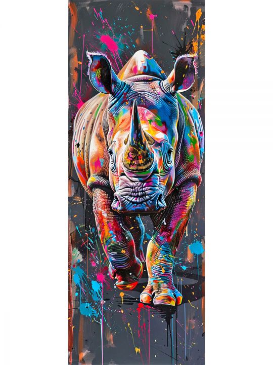 Алмазная мозаика без подрамника «Сафари» 100x35 см