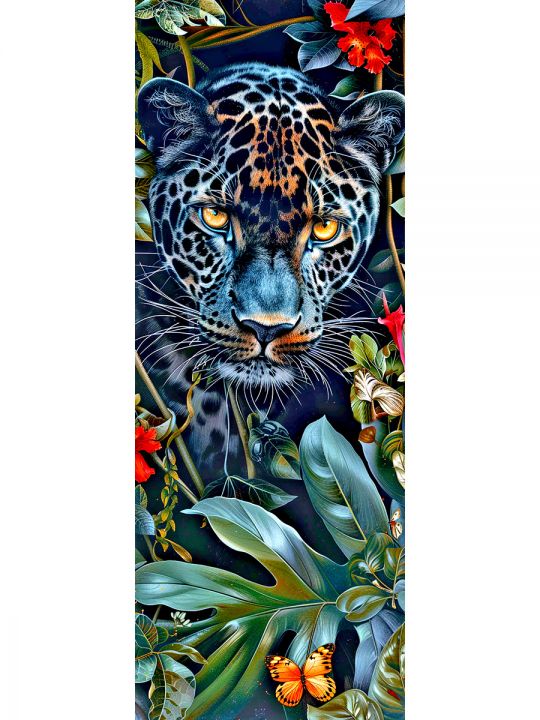 Алмазная мозаика без подрамника «Сафари» 100x35 см