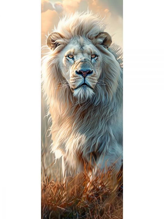 Алмазная мозаика без подрамника «Сафари» 100x35 см, 45 цветов