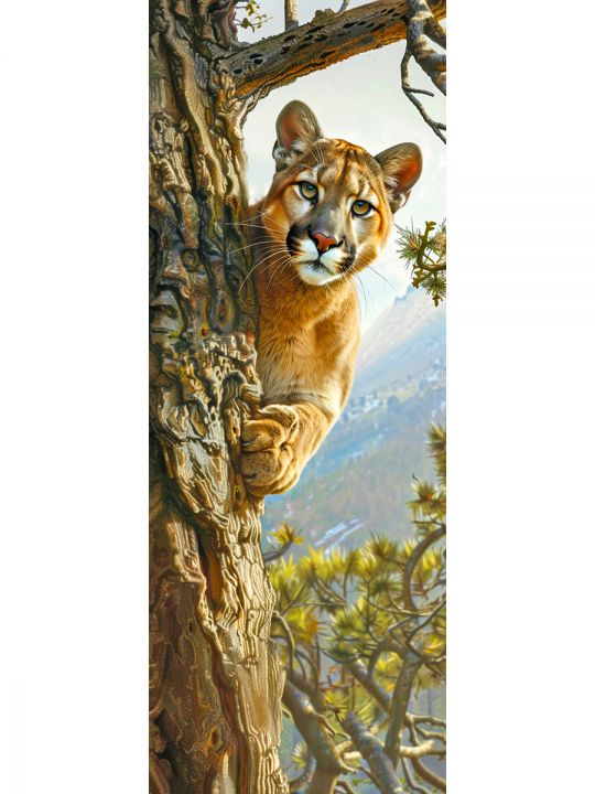 Алмазная мозаика без подрамника «Сафари» 100x35 см, 45 цветов