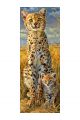 Алмазная мозаика без подрамника «Сафари» 100x35 см, 49 цветов