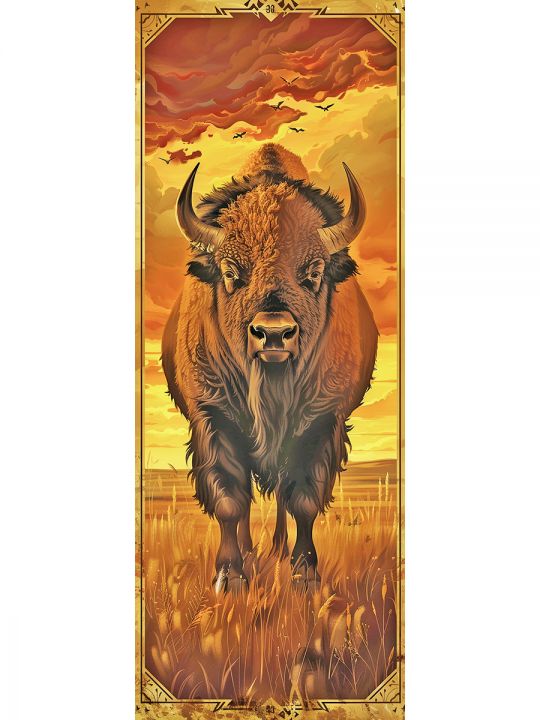 Алмазная мозаика без подрамника «Сафари» 100x35 см