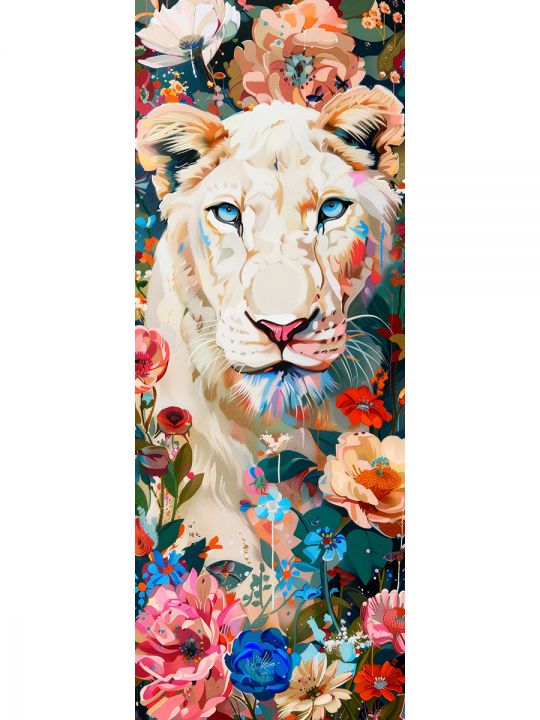 Алмазная мозаика без подрамника «Сафари» 100x35 см
