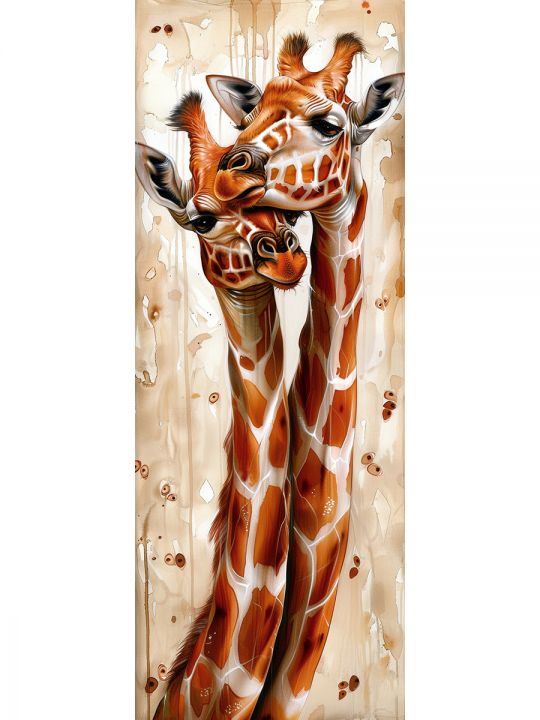 Алмазная мозаика без подрамника «Сафари» 70x24 см, 43 цветов