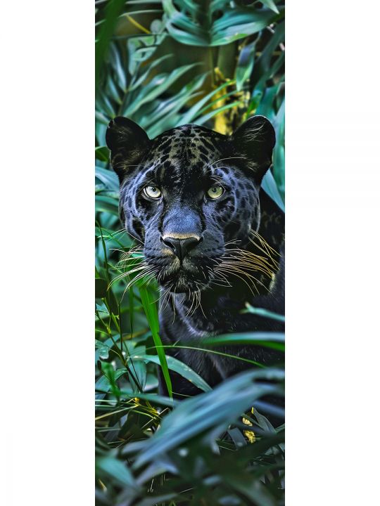 Алмазная мозаика без подрамника «Саванна» 100x35 см, 49 цветов