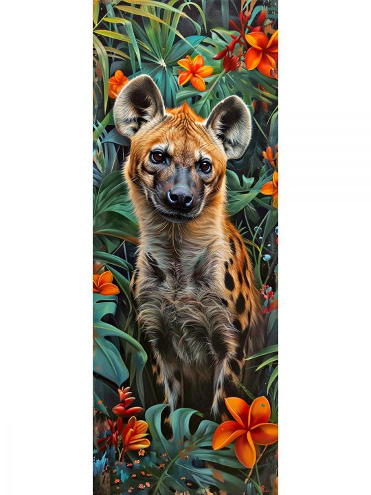 Алмазная мозаика без подрамника «Саванна» 100x35 см, 38 цветов