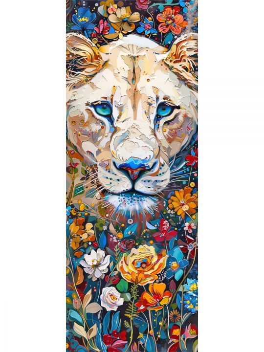 Алмазная мозаика без подрамника «Саванна» 150x50 см