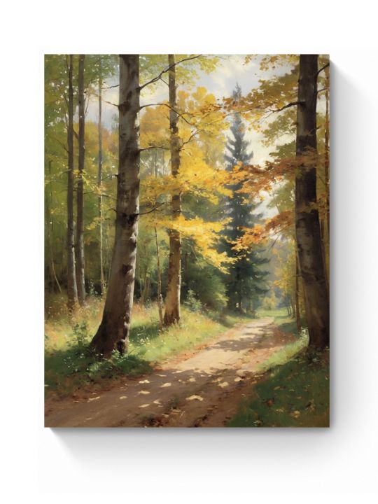 Картина интерьерная на подрамнике «Ранняя осень» холст 40 x 30 см