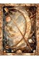 Алмазная мозаика без подрамника «Стрелец» 50x40 см, 44 цветов